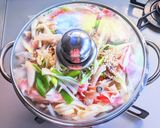 白菜の漬物と餅巾着の旨鍋作り方6写真