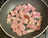 ほうれん草とベーコンの目玉焼き作り方2写真