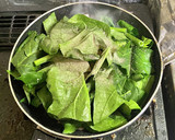 ほうれん草とベーコンの目玉焼き作り方3写真