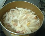 大根とベーコンのトロトロスープ作り方3写真