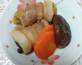 豚バラ白菜小松菜巻き作り方6写真