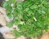 春の七草スープ　やわらか鶏肉入り作り方6写真