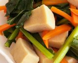 小松菜と高野豆腐の含め煮作り方4写真