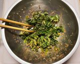 ラディッシュの葉の胡麻和え作り方3写真