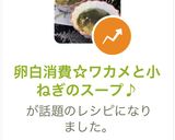 卵白消費☆ワカメと小ねぎのスープ♪作り方8写真