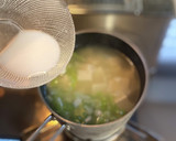 5分で作る！豆腐、白菜のふわとろ卵スープ作り方6写真