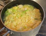 5分で作る！豆腐、白菜のふわとろ卵スープ作り方8写真