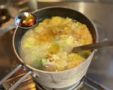 5分で作る！豆腐、白菜のふわとろ卵スープ作り方9写真