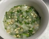 オートミールで七草粥風みぞれスープごはん作り方4写真