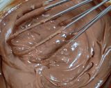 材料３つ＊チーズムース風チョコクリーム作り方3写真