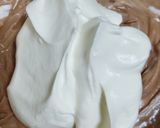 材料３つ＊チーズムース風チョコクリーム作り方6写真