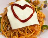 チーズナポリタン作り方7写真