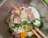 超簡単！基本の家庭チャーハン昆布味作り方3写真