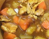 こくまろ中辛●揚げ玉/天かすチキンカレー作り方3写真