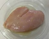 よだれ鶏★ピリ辛鶏ムネのネギソース作り方2写真