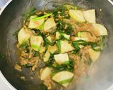 動物性不使用・ニラと大根の中華丼作り方4写真