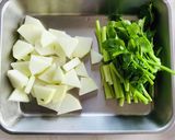 鶏ガラスープで作る七草かゆ作り方4写真