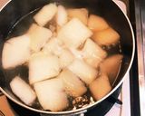 大根と鶏団子の梅煮込みスープ作り方3写真