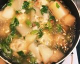大根と鶏団子の梅煮込みスープ作り方4写真