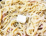 黒ごまクリームパスタ♪♪作り方7写真