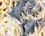 黒ごまクリームパスタ♪♪作り方9写真