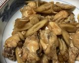 手羽元とごぼうの炊いたん作り方3写真