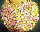 紅白かまぼことコーンのバターめんつゆ炒め作り方4写真
