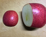 りんごで作ろう＊だるまうさぎちゃん作り方1写真