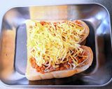ミートソース納豆トースト作り方3写真