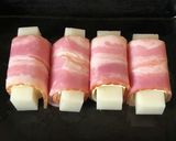 甘辛【餅のベーコンチーズ巻き】作り方3写真