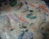パスタソースで簡単♪牡蠣のクリーム煮作り方5写真