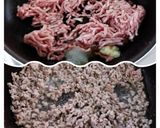 小松菜と厚揚げと豚ひき肉の中華炒め作り方2写真