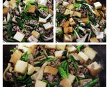 小松菜と厚揚げと豚ひき肉の中華炒め作り方3写真