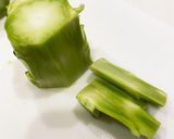 ブロッコリーの茎といかのさっぱり漬け作り方1写真