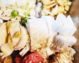 鶏皮とキュウリのごまポン和え…みそ汁も♪作り方5写真