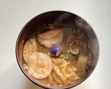 ビックリ箱？楽しい仕掛け✨最中のお味噌汁作り方12写真