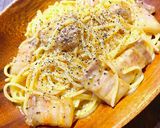 自家製パンチェッタのカルボナーラ作り方9写真