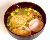 ビックリ箱？楽しい仕掛け✨最中のお味噌汁作り方14写真