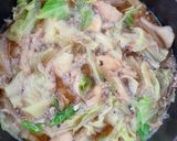 栄養満点ꕤ生姜香る鯖の胡麻味噌スープ作り方1写真
