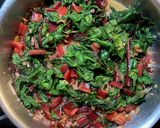 Chard and Ham Pasta作り方6写真