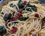 Chard and Ham Pasta作り方11写真