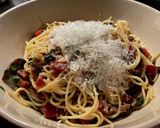 Chard and Ham Pasta作り方12写真