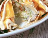 キャベツたっぷりとんぺい焼き作り方5写真