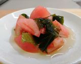 トマトとわかめの酢のもの作り方3写真