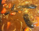 茄子と根菜和風雑穀玄米カレー作り方2写真