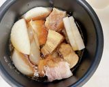 一晩かけて豚バラブロックde角煮作り方6写真