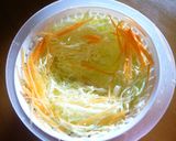 千切りキャベツ☆圧縮保存法☆作り方1写真