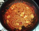 暗殺者のパスタ☆トマト＆モッツァレラ♪作り方6写真
