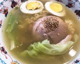 インスタント麺で作る伊吹島いりこラーメン作り方4写真