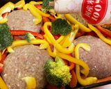 オーブンで一度に!和風ハンバーグ&お野菜作り方3写真